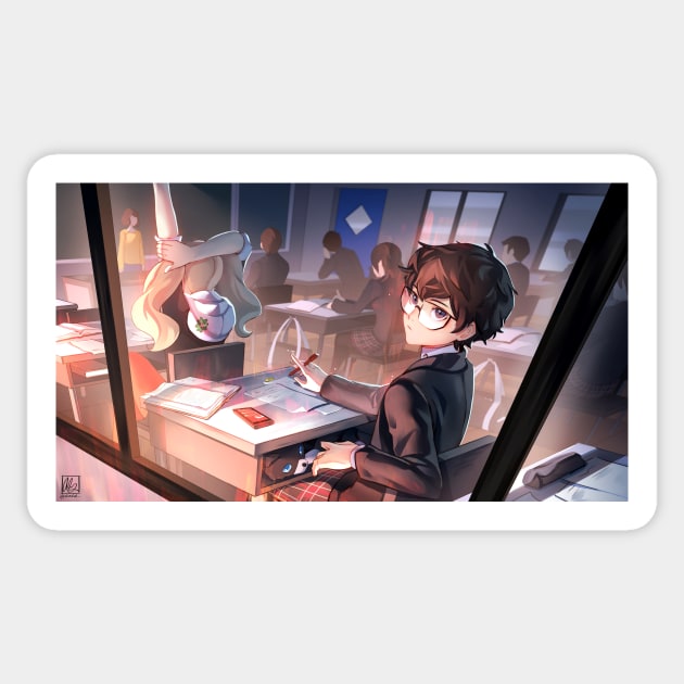 Classroom [Persona 5] Sticker by alinalal